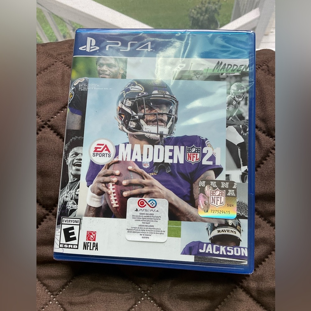 New never opened Madden NFL 21 for PS4 - Blue Case